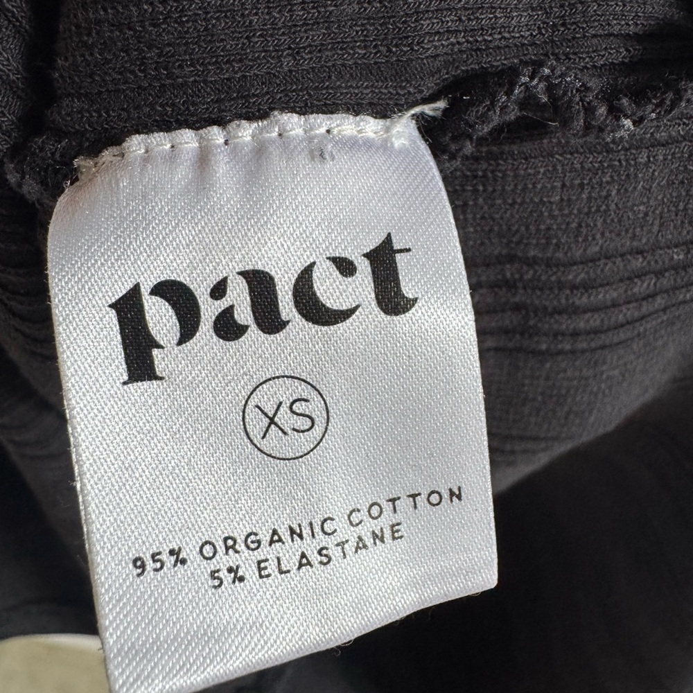 Dark Gray Pact henley dress - Picture 5 of 8